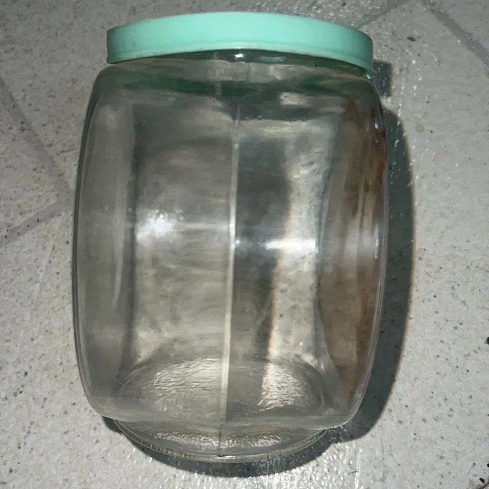 Vintage - Glass Jar - Fish Ocean Art - 5